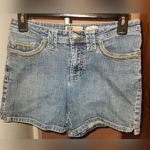 Faded Glory Strech Blue Jean Shorts Size4